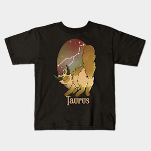 Cat zodiac sign - Taurus Kids T-Shirt